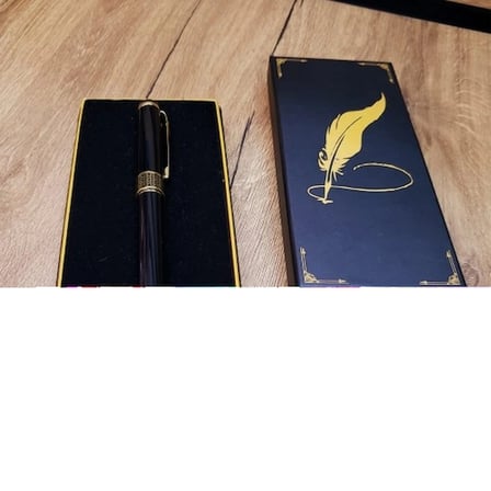 Siyah Desenli Metal Kalem