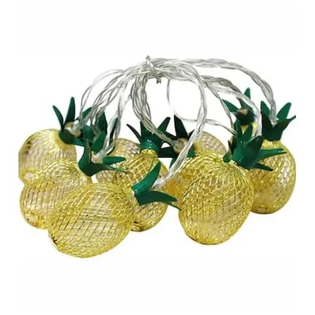 2 Metre 10 Led Pilli 2 Kademeli Ananas Led Işık