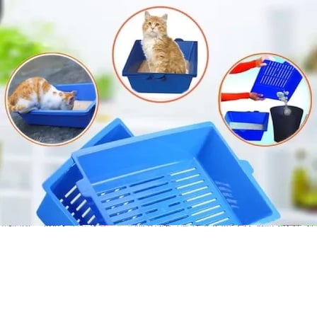 Elekli 3 Katlı Kedi Tuvaleti