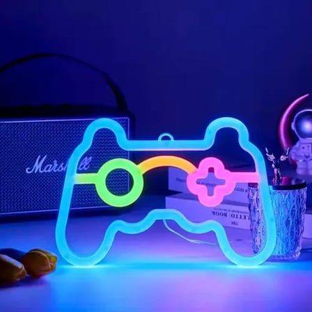 Oyun Konsolu Neon Led Lamba