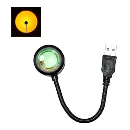 Taşınabilir Usb Sunset Gün Batımı Ambiyans Işığı Lamba