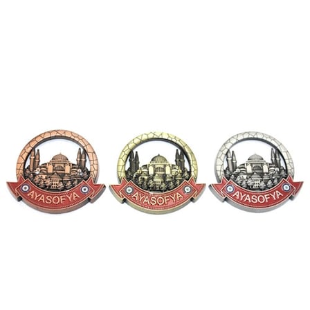 İstanbul Temalı Metal Magnet