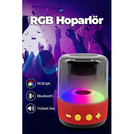 Rgb Işıklı Yüksek Ses Hoparlör