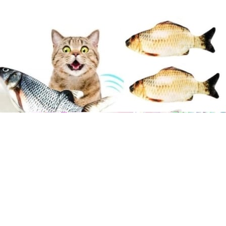 Hareketli Balık Kedi Oyuncağı Şarjlı