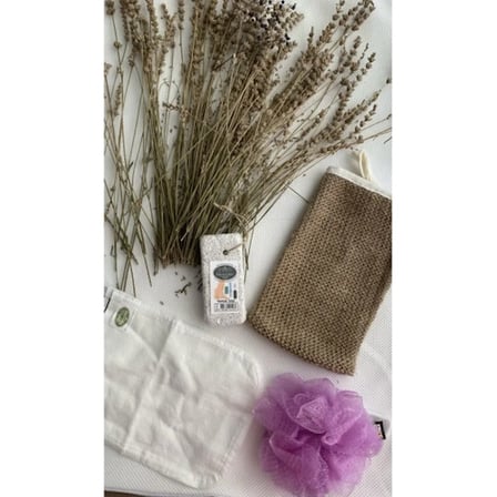 Doğal 4'lü Banyo Hamam Seti