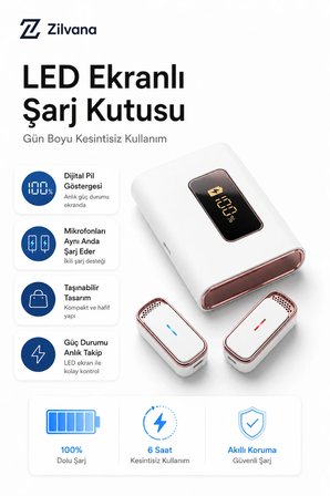 Microna Manyetik Kablosuz Yaka Mikrofonu Lighting Canlı Yayın Ropörtaj Telefon Uyumlu