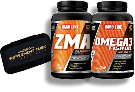 ZMA & OMEGA3 & ST PİLBOX Hediyeli