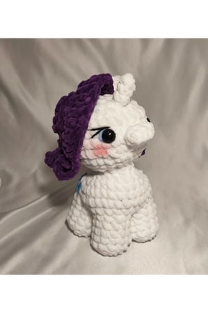 El Yapımı Tığ İşi My Little Pony Peluş Oyuncak | Rarity