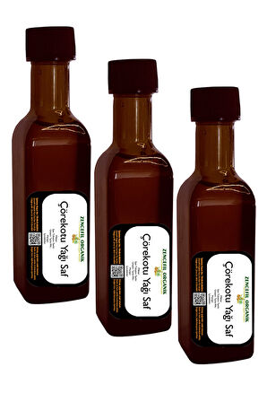 3 Adet Çörekotu Yağı Soğuk Pres Taze Sıkım 100 Ml. X 3 Tane Çörek Otu Yağı %100 Saf