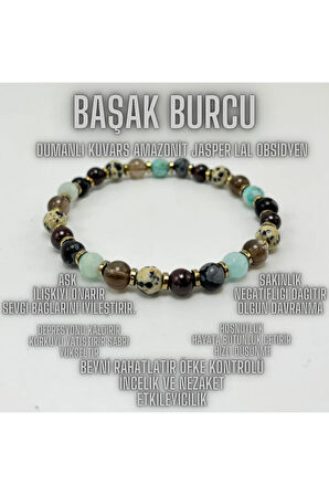 SERTİFİKALI BAŞAK BURCU DOĞAL TAŞ BİLEKLİK 6MM