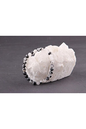 Doğal Taş Rutilli Kuvars Bileklik 8MM