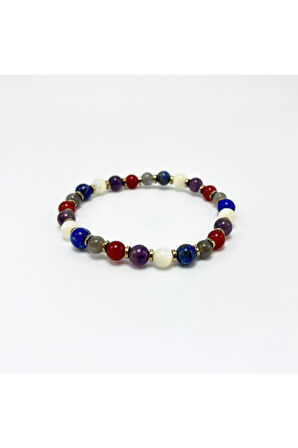 SERTİFİKALI YAY BURCU DOĞAL TAŞ BİLEKLİK 6mm