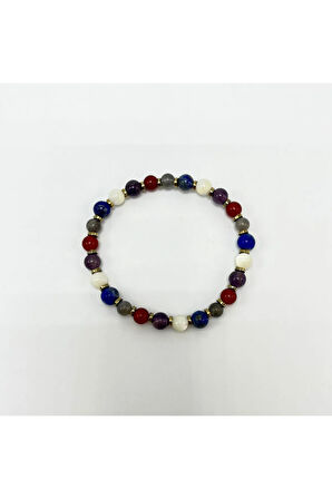 SERTİFİKALI YAY BURCU DOĞAL TAŞ BİLEKLİK 6mm