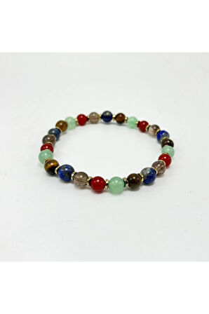 SERTİFİKALI TERAZİ BURCU DOĞAL TAŞ BİLEKLİK 6MM