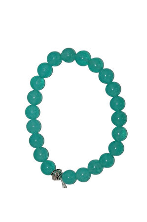 Parlak Mavi Aventurin Doğal Taş Bileklik