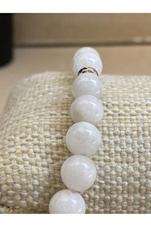 AY TAŞI DOĞAL TAŞ BİLEKLİK 8MM
