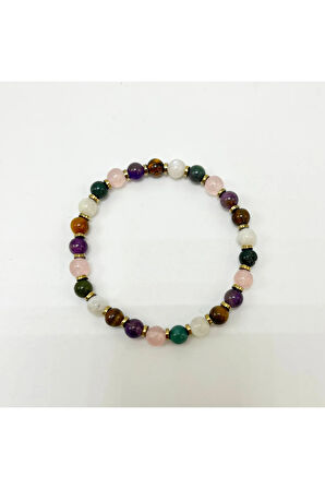 SERTİFİKALI YENGEÇ BURCU DOĞAL TAŞ BİLEKLİK 6mm