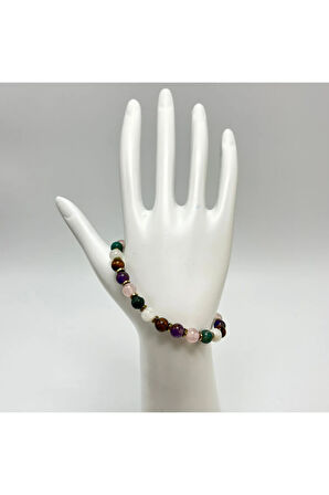 SERTİFİKALI YENGEÇ BURCU DOĞAL TAŞ BİLEKLİK 6mm