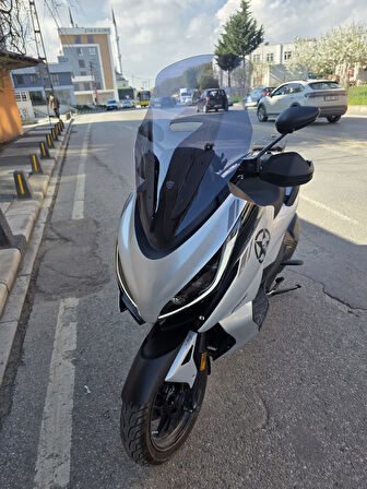 MOTOCAM Zontes ZT 250 T-E Siperlik Ön Cam 2023-2025 Model 73cm Füme Renkli 4mm