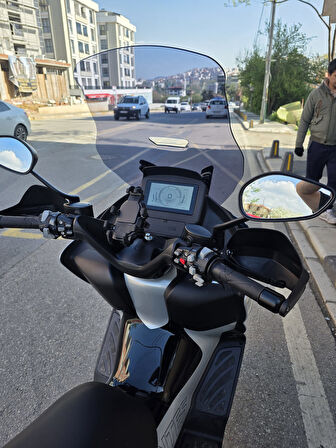 MOTOCAM Zontes ZT 250 T-E Siperlik Ön Cam 2023-2025 Model 73cm Füme Renkli 4mm