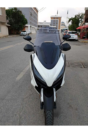 Zontes 350 E Siperlik Ön Cam 2022 2023 Model 70cm Açıkfüme Renkli 4mm