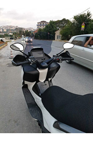Zontes 350 E Siperlik Ön Cam 2022 2023 Model 70cm Açıkfüme Renkli 4mm