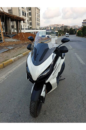 Zontes 350 E Siperlik Ön Cam 2022 2023 Model 70cm Şeffaf Renkli 4mm