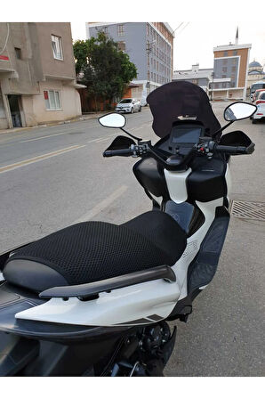 Zontes 350 E Siperlik Ön Cam 2022 2023 Model 70cm Siyah Renkli 4mm