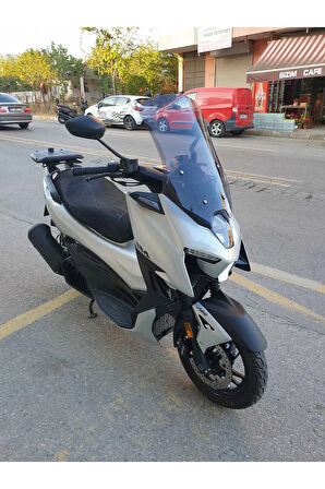 Zontes ZT 125 Siperlik Ön Cam 2024 Model 55cm Açıkfüme Renkli 4mm KISA SPOR CAM