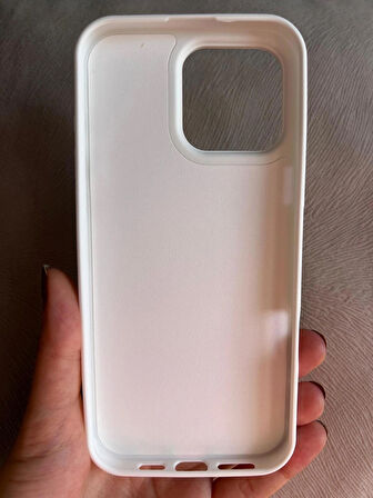 iPhone 16 PRO İçi Kadife Logolu Silikon Lansman Kılıf