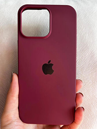 iPhone 16 PRO İçi Kadife Logolu Silikon Lansman Kılıf