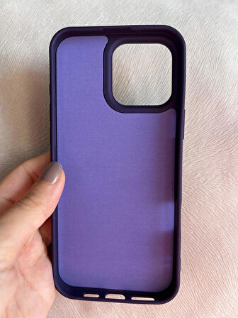 iPhone 16 PRO İçi Kadife Logolu Silikon Lansman Kılıf