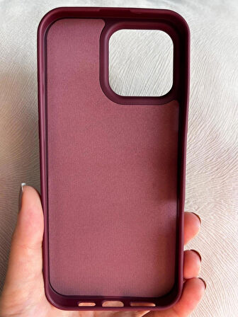 iPhone 16 PRO MAX İçi Kadife Logolu Silikon Lansman Kılıf