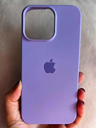 iPhone 16 PRO İçi Kadife Logolu Silikon Lansman Kılıf