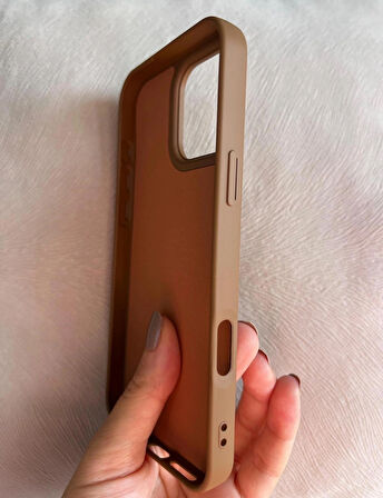 iPhone 16 PRO MAX İçi Kadife Logolu Silikon Lansman Kılıf
