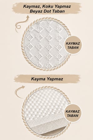 Digital Baskı Yıkanabilir Kaymaz Taban 2li Banyo Paspas Takımı 40x60 60x100