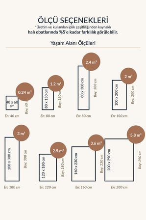 Zeta Halı Modern Dekoratif Yıkanabilir Kaymaz Taban Halı – İnce, Yumuşak Salon Halısı, Mutfak Halısı ve Yolluk