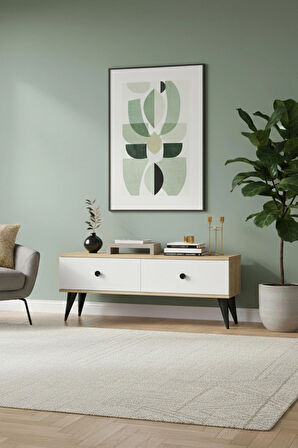 TSA1202DB - MONA TV STAND SAFİRMEŞE-BEYAZ 120CM