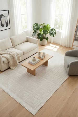 Zeta Halı Piramit Yumuşak Dokulu Modern Halı