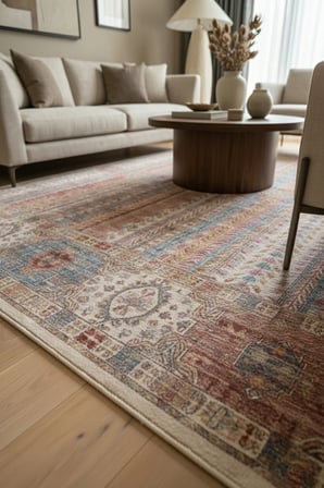 Zeta Halı Vintage Dokuma Modern Halı