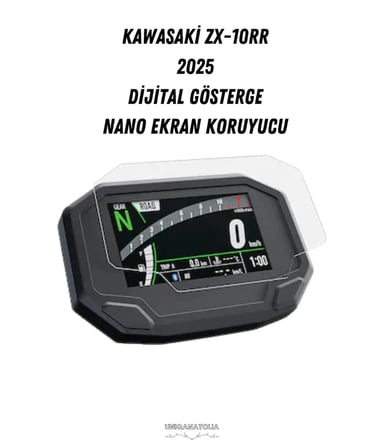 Kawasaki ZX 10RR 2025 Dijital Gösterge Uyumlu Nano Ekran Koruyucu