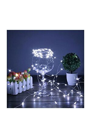 Beyaz Peri Led Işık 5 m