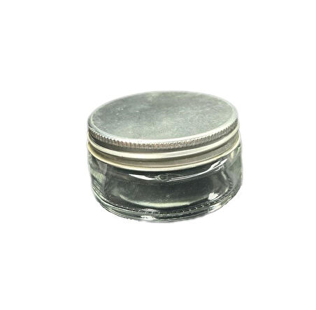 50ml şeffaf cam krem kavanozu gold kapaklı, 24 adet, kozmetik kavanoz,krem kavanozu, cam kavanoz