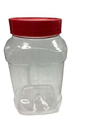1000ml pet şeffaf gıda kavanozu, 24 adet, pet kavanoz, gıda kavanozu, baharat kavanozu, şeffaf kavanoz
