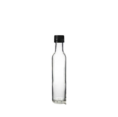 250ml şeffaf cam maraska şişe, 12 adet, zeytinyağı şişesi, cam şişe, sirke şişesi, 