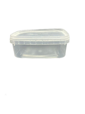 400ml şeffaf  plastik oval kutu, 24 adet, oval kutu, gıda kutusu, saklama kabı, tahin kutusu, pekmez kutusu, bal kutusu