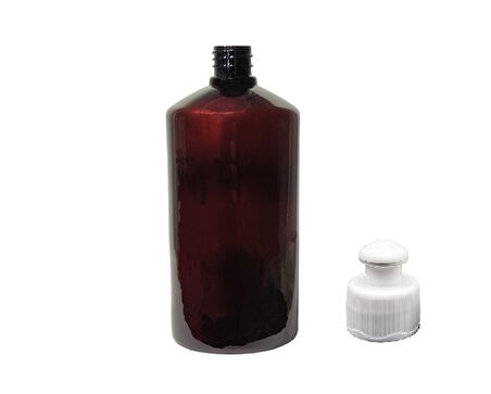 500ml kahverengi şişe puspul kapaklı, 24 adet, puspul kapaklı şişe, deterjan şişesi, plastik şişe, sabun şişesi, duş jeli şişesi