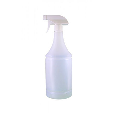 500ml konik naturel renk plastik şişe triger başlıklı, 12 adet,  sprey şişesi, triger başlıklı şişe, kozmetik şişe, sanayi tipi şişe, plastik şişe