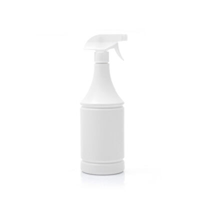 500ml konik beyaz renk mat plastik şişe triger başlıklı, 24 adet,  sprey şişesi, triger başlıklı şişe, kozmetik şişe, sanayi tipi şişe, plastik şişe