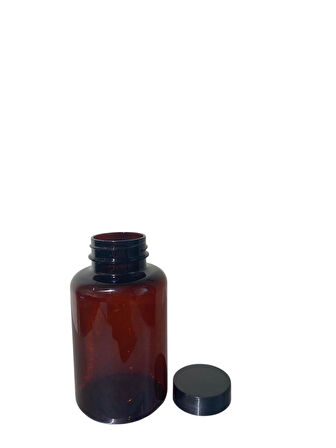 250ml kahverengi tablet şişesi siyah kapak, 12 adet, tablet şişesi, ecza şişesi, kozmetik şişe